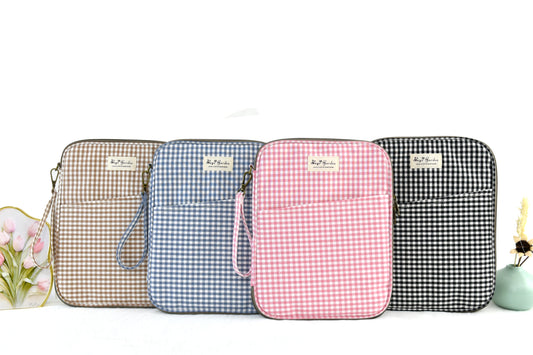 Vichy cotton iPad case