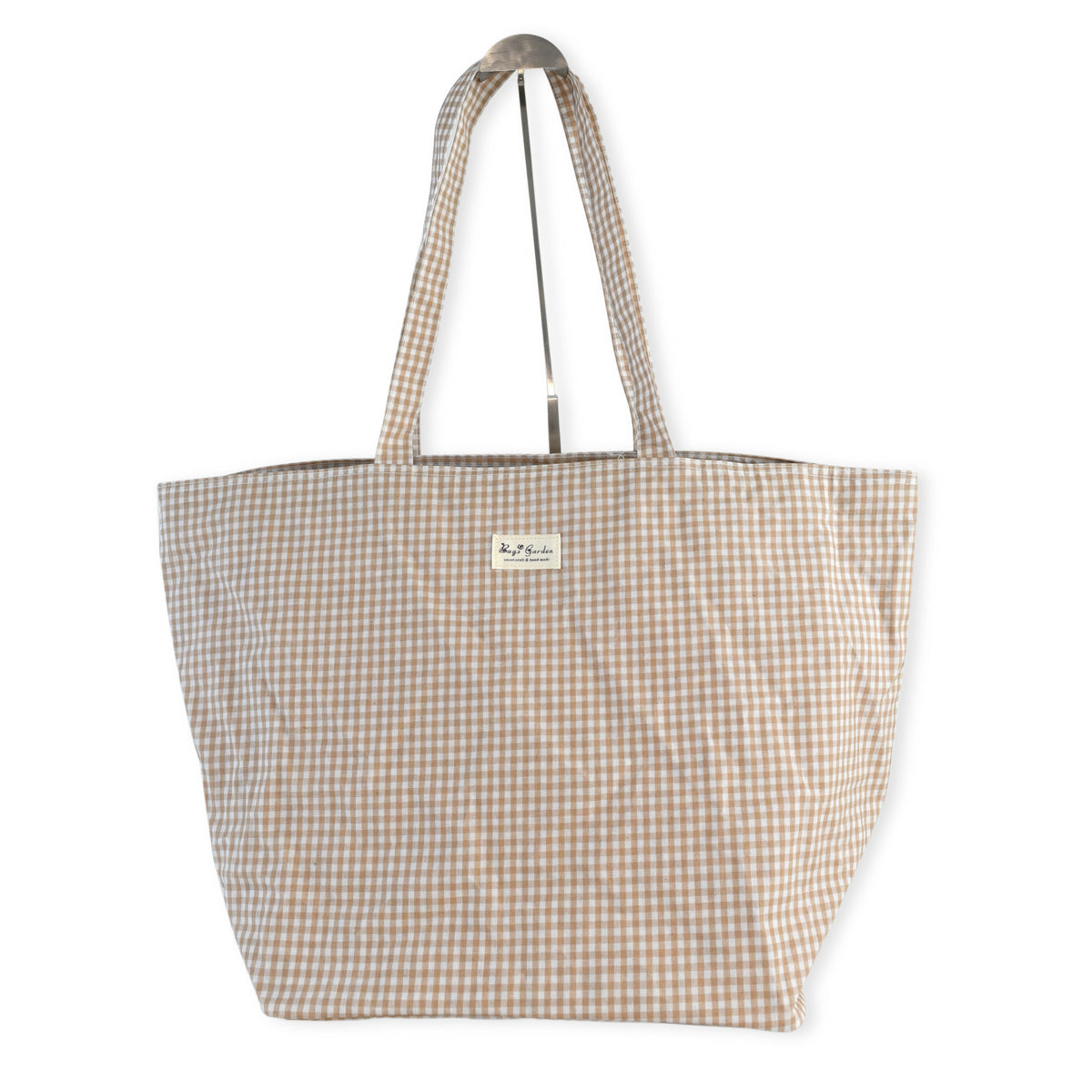 Bolso de Playa Vichy Grande Impermeable con Base Ancha