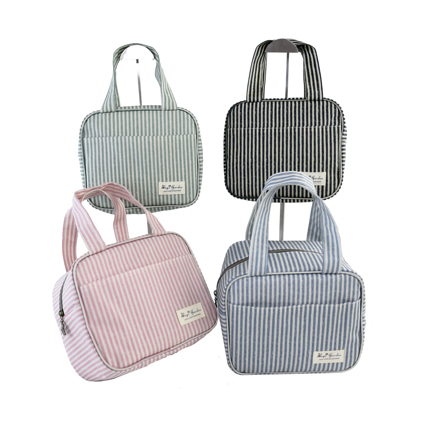 Bolsa nevera impermeable con rayas