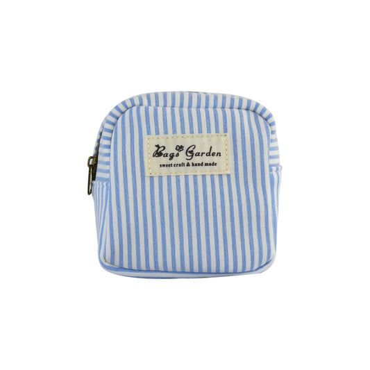 Monedero de Algodón con Rayas – Compacto, práctico y con estilo