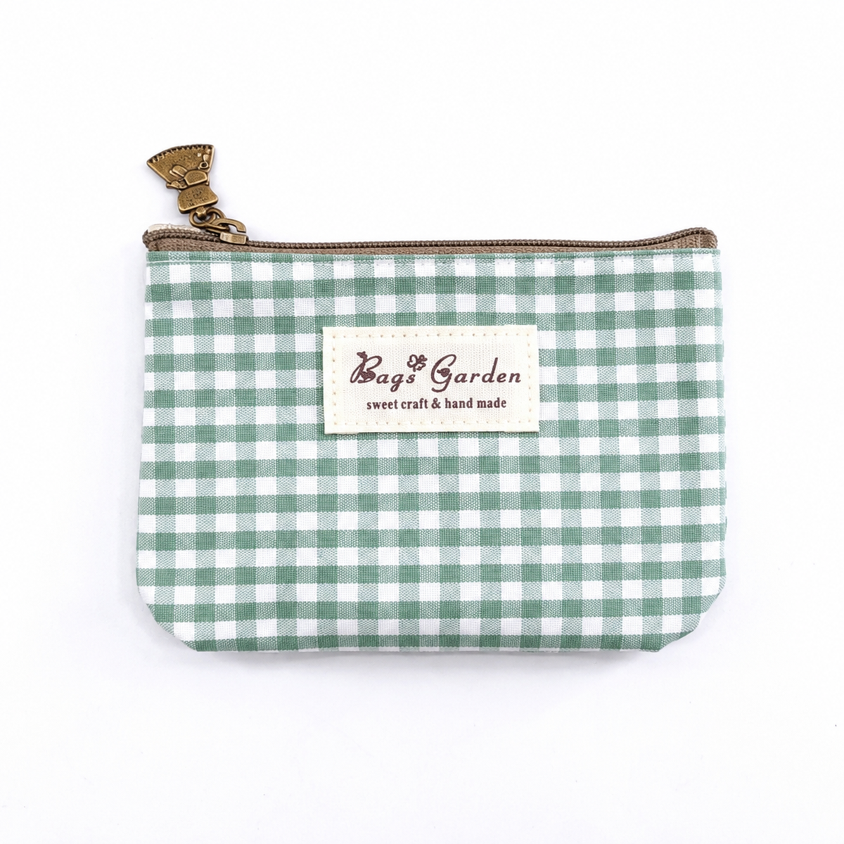Monedero Vichy Impermeable con Cremallera