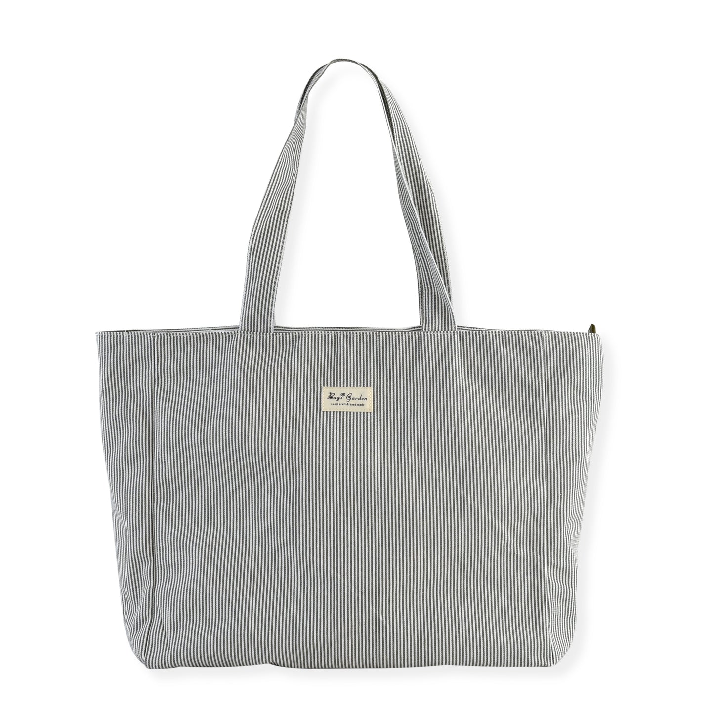 Bolso Playa Grande de Algodón | Tote Verano Amplio con Cremallera