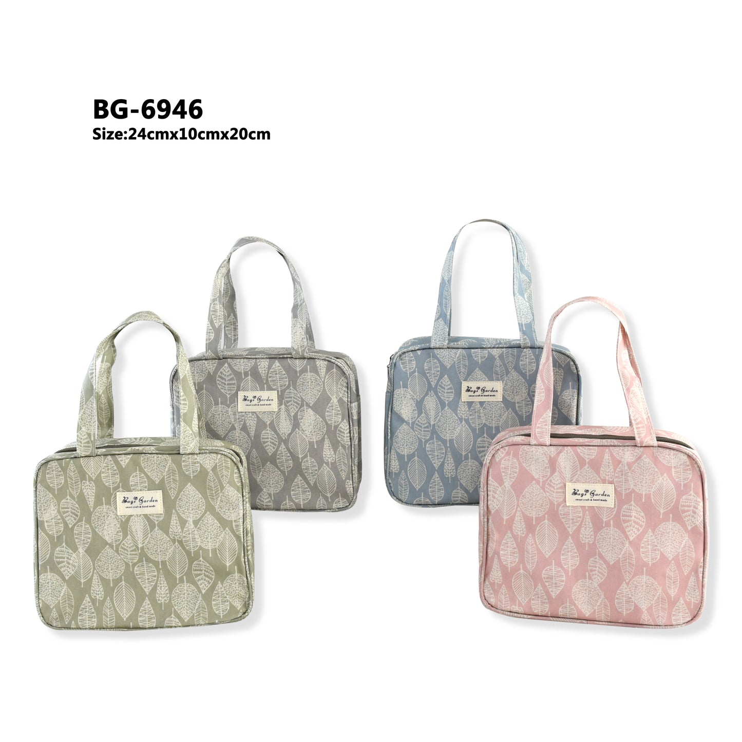 Bolso Cuadrado Impermeable Botánico Leaf