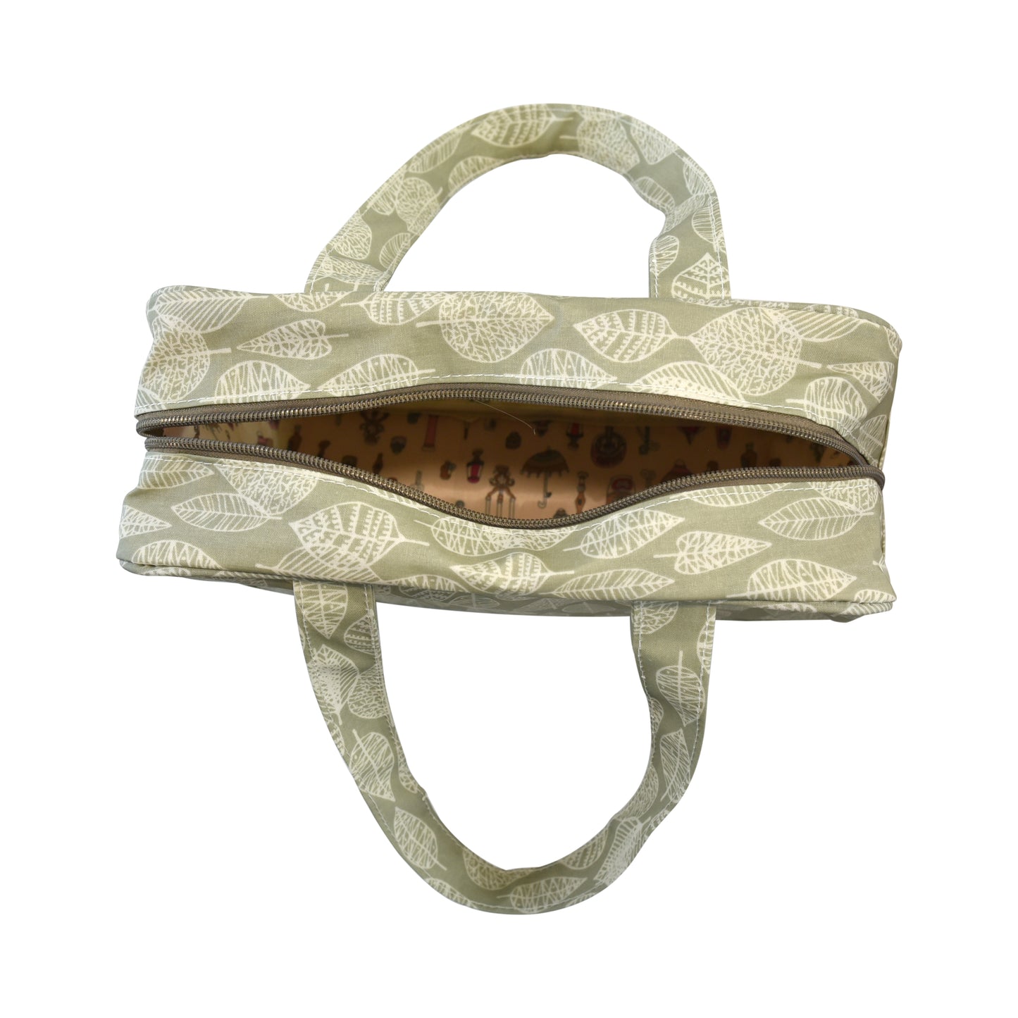 Bolso de Mano Rectangular Impermeable Botánico Leaf