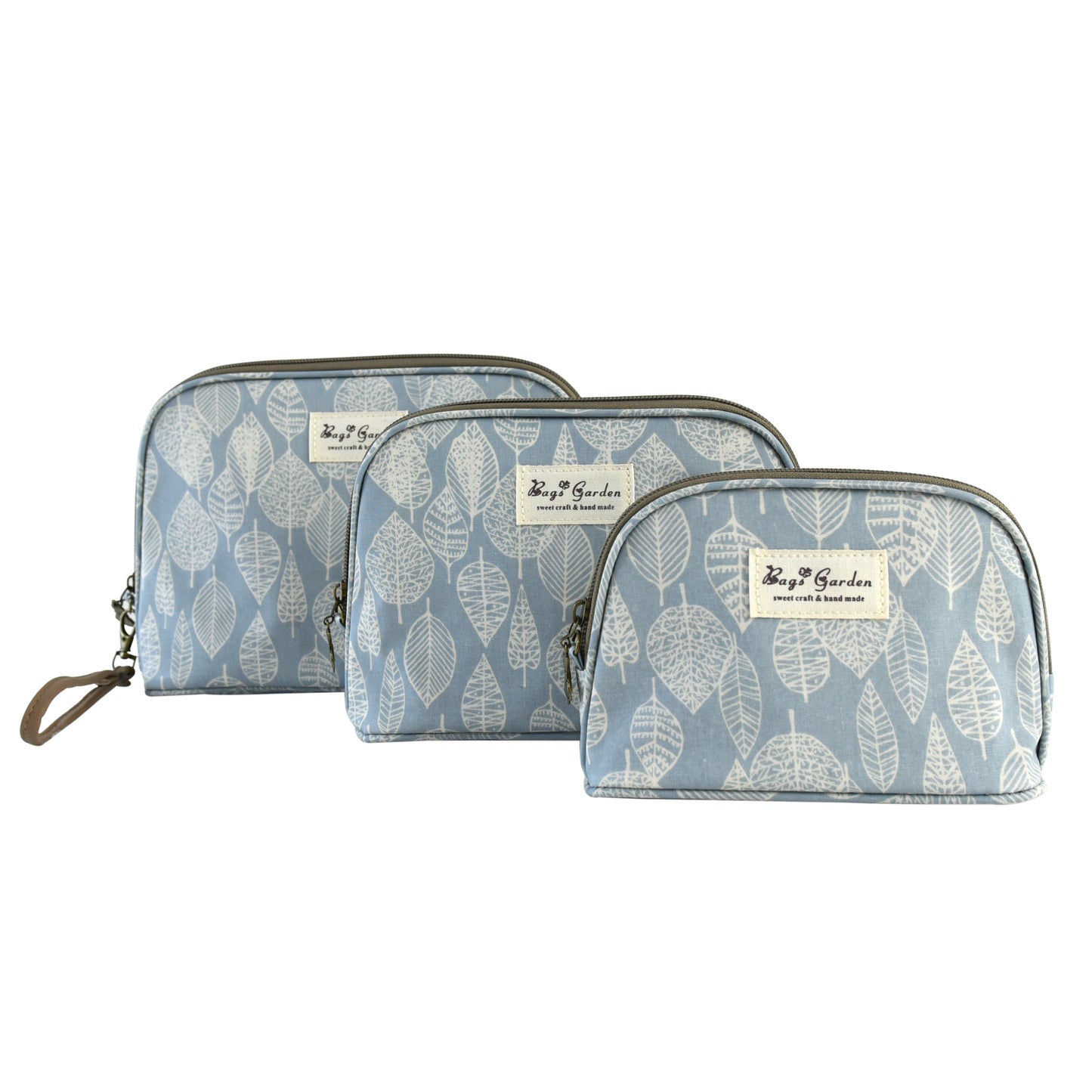Set de 3 Neceseres Impermeables Botánico Leaf