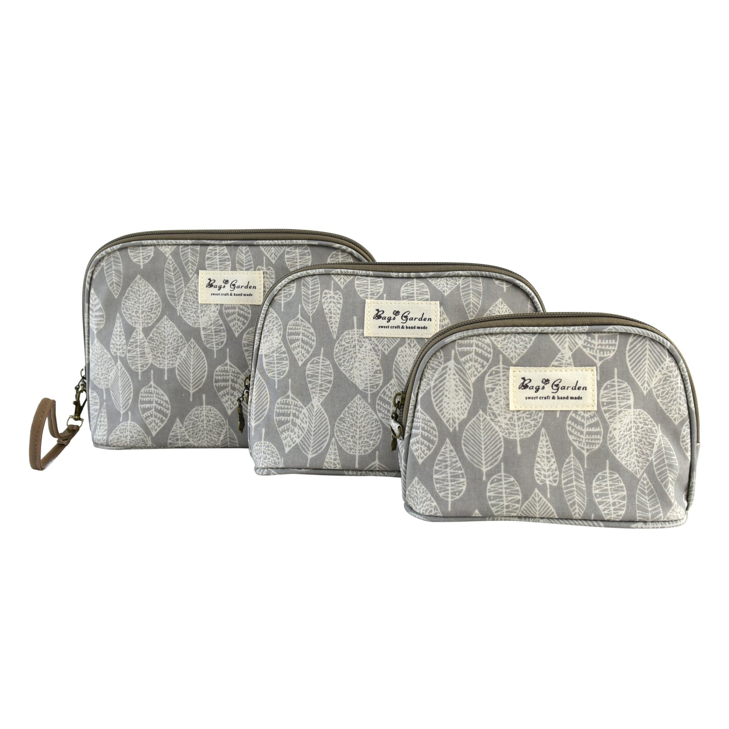 Set de 3 Neceseres Impermeables Botánico Leaf