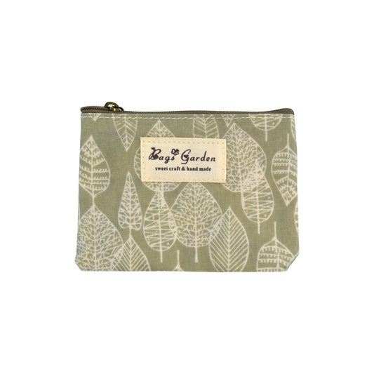 Monedero Impermeable Botánico Leaf