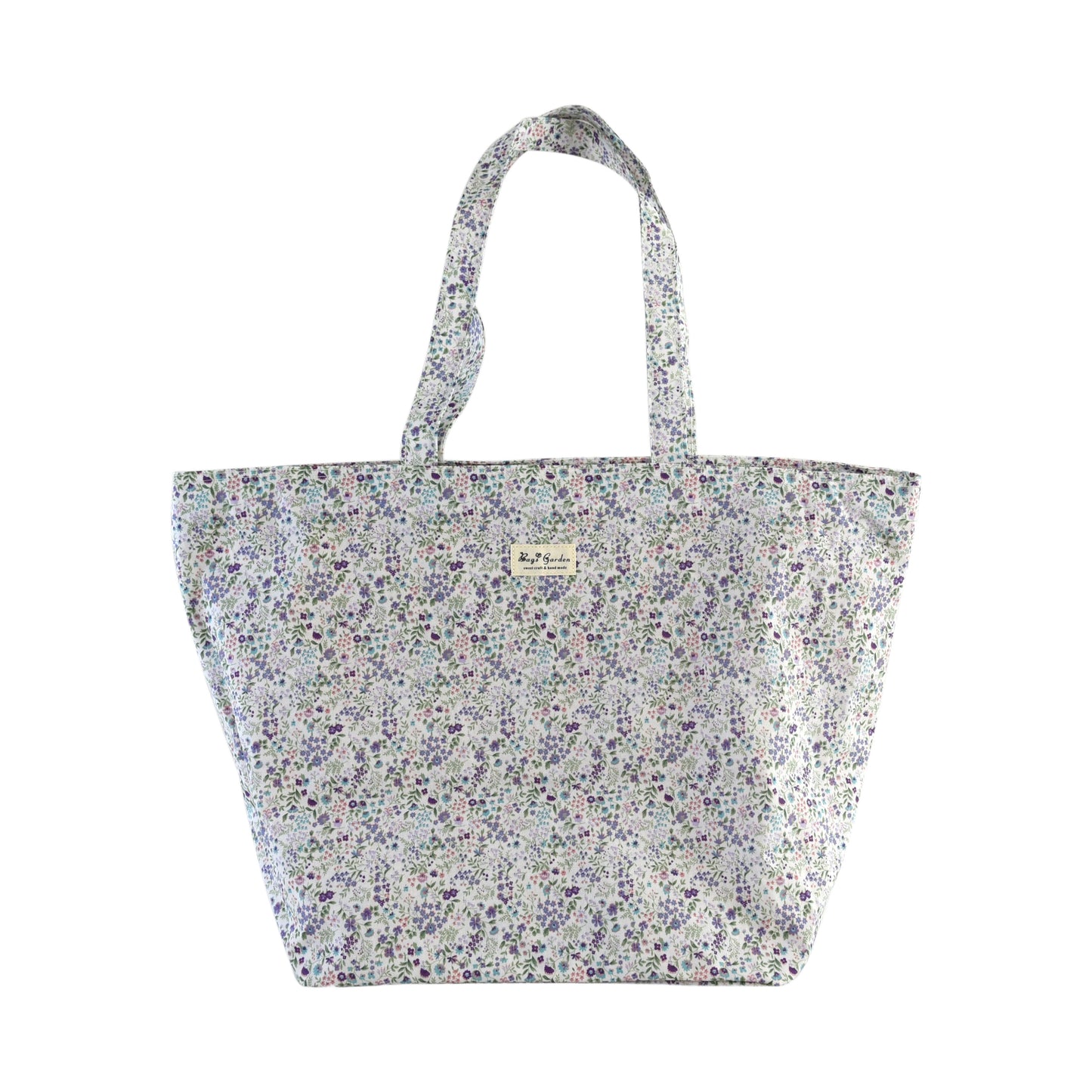Bolso de Playa Floral Grande Impermeable con Cremallera y Asas Largas para Viajes, Piscina y Uso Diario