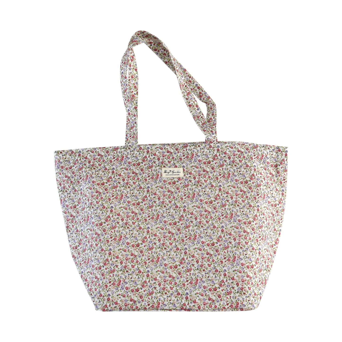 Bolso de Playa Floral Grande Impermeable con Cremallera y Asas Largas para Viajes, Piscina y Uso Diario