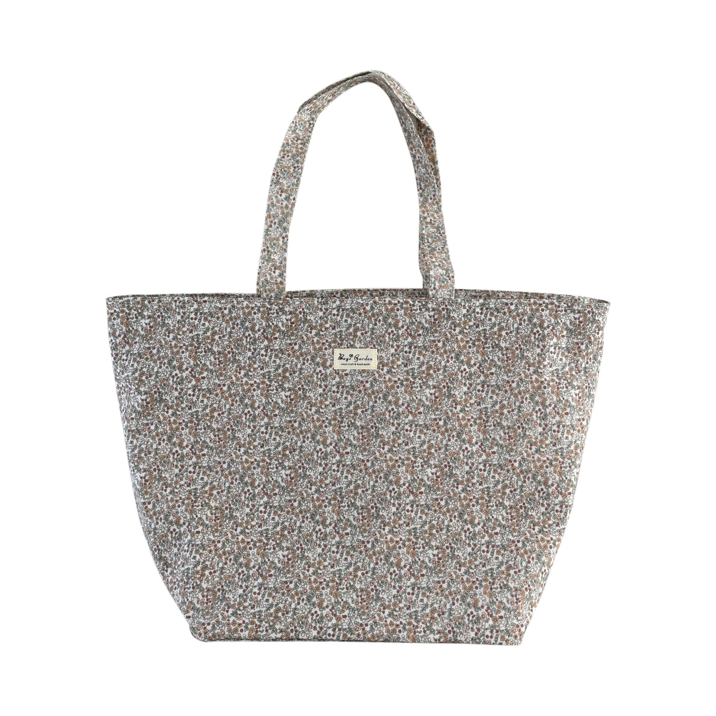 Bolso de Playa Floral Grande Impermeable con Cremallera y Asas Largas para Viajes, Piscina y Uso Diario