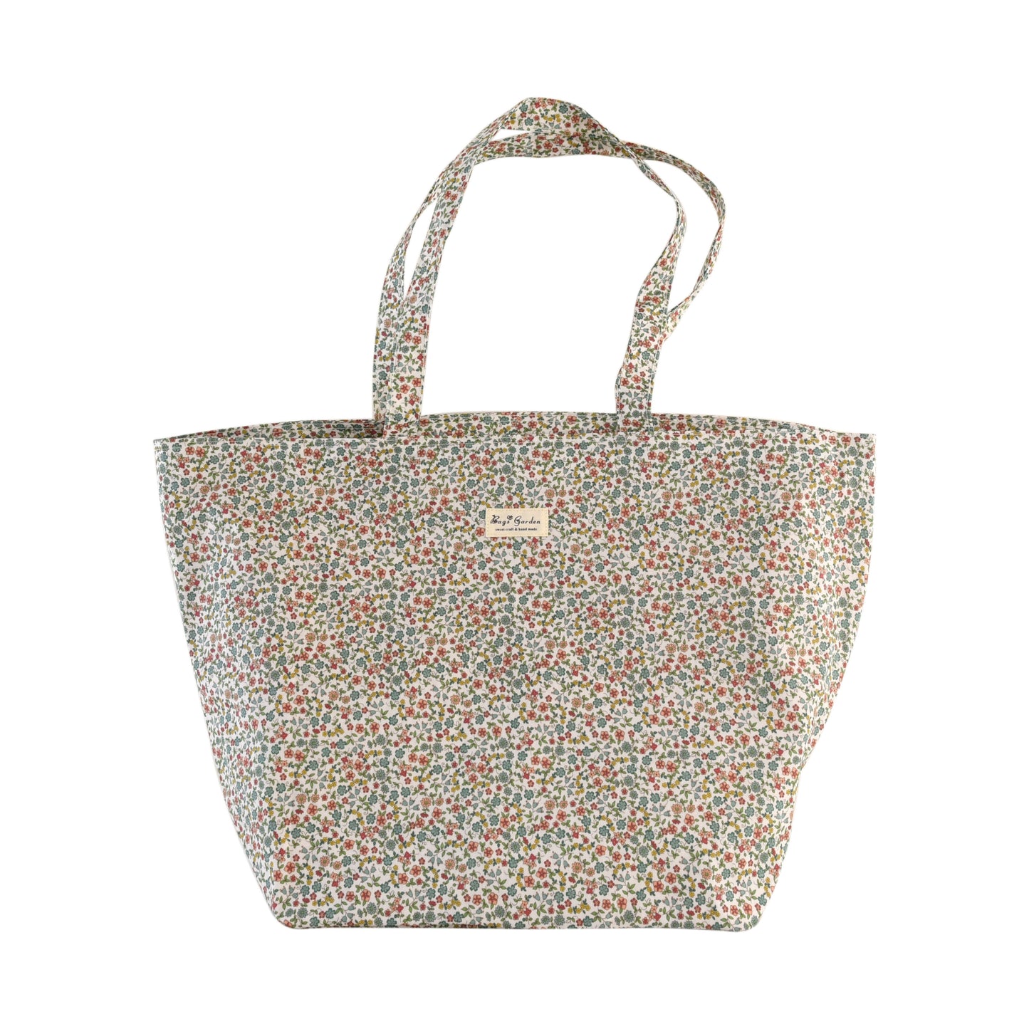 Bolso de Playa Floral Grande Impermeable con Cremallera y Asas Largas para Viajes, Piscina y Uso Diario