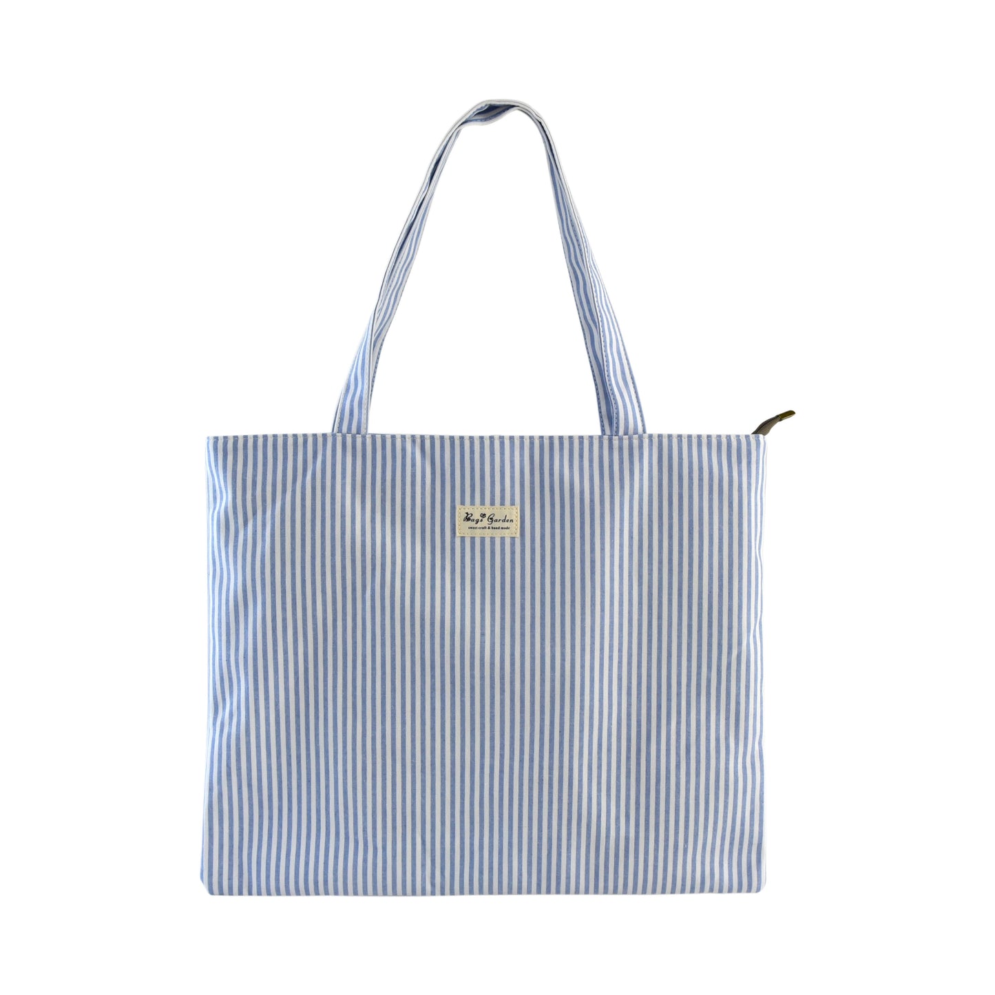 Bolso Tote de Algodón con Diseño de Rayas
