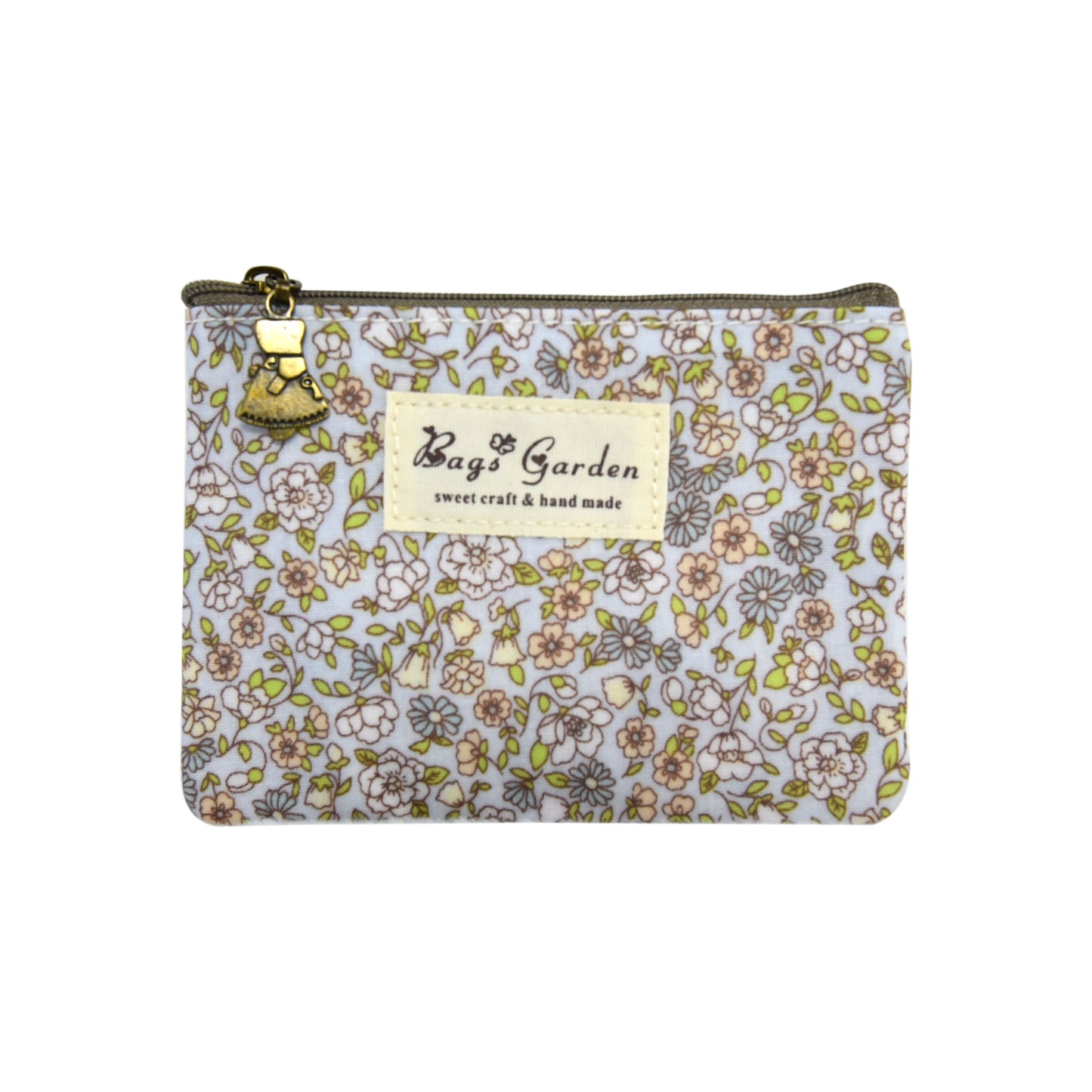 Monedero Floral Pequeño con Cremallera