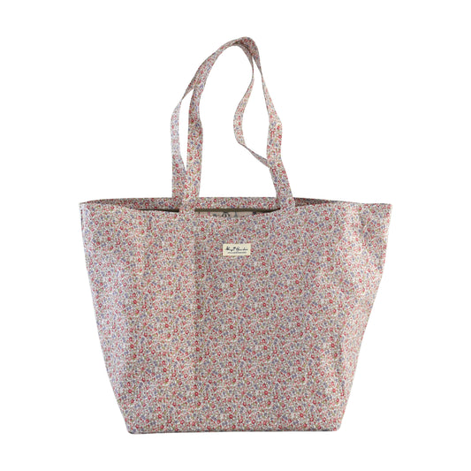 Bolso de Playa Impermeable Floral | Bolsa Grande de Verano con Cremallera