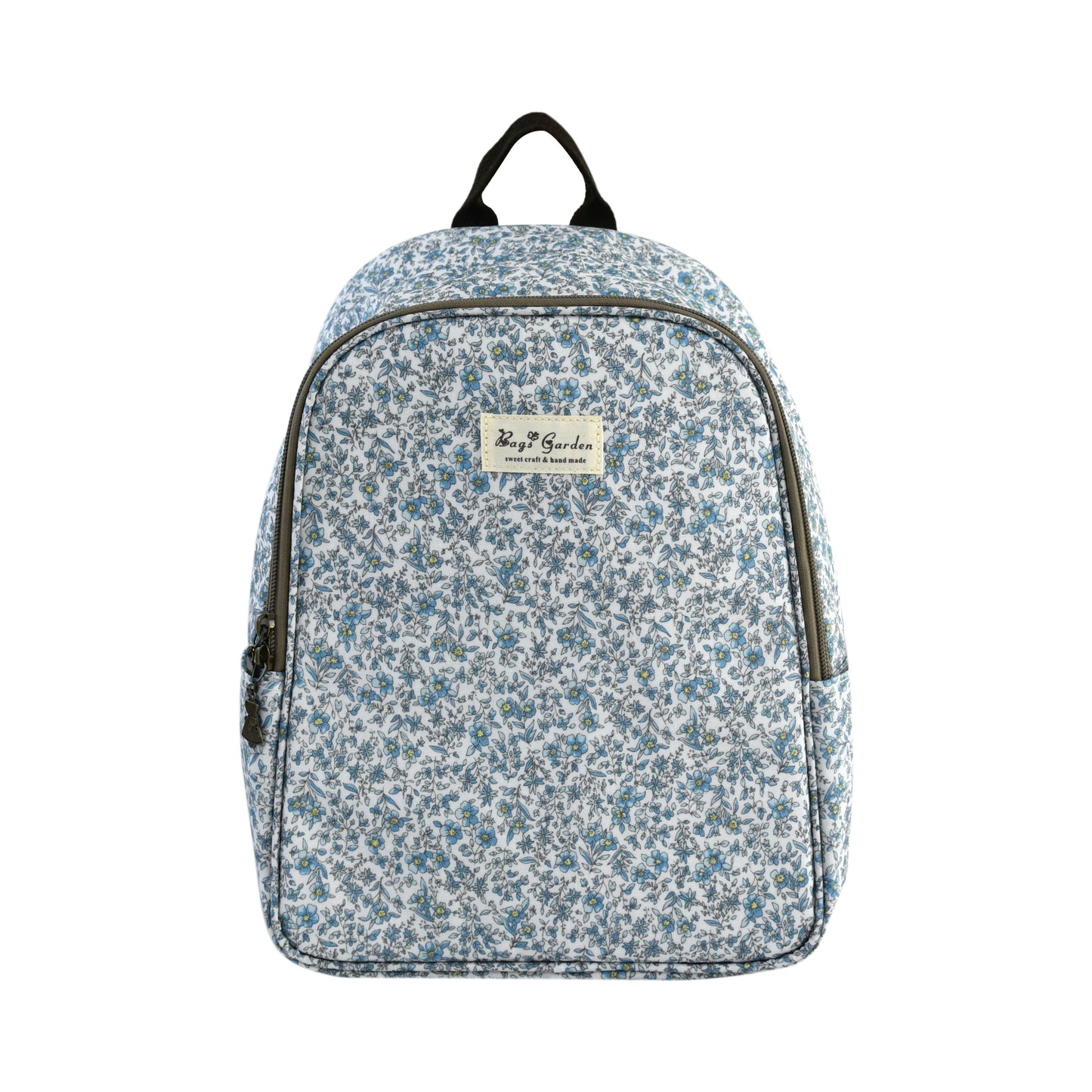 Mochila Nevera Floral Impermeable con Interior Térmico, Doble Cremallera, Bolsillos Laterales y Tirantes Ajustables
