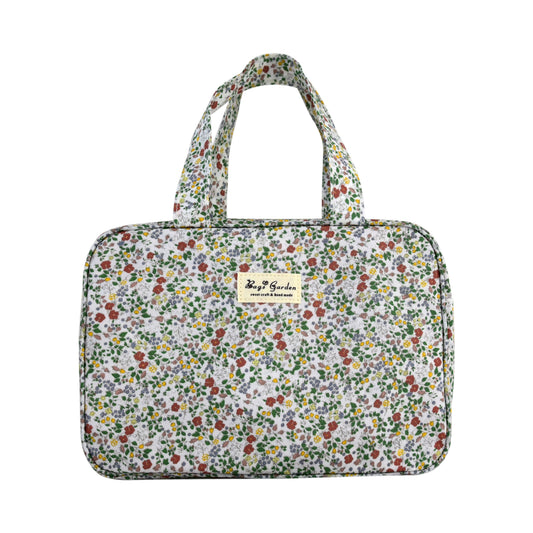 Bolso de Mano Impermeable Floral | Bolso Tote Compacto para Uso Diario
