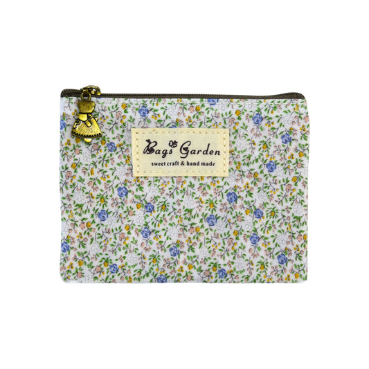 Monedero Impermeable con Flores