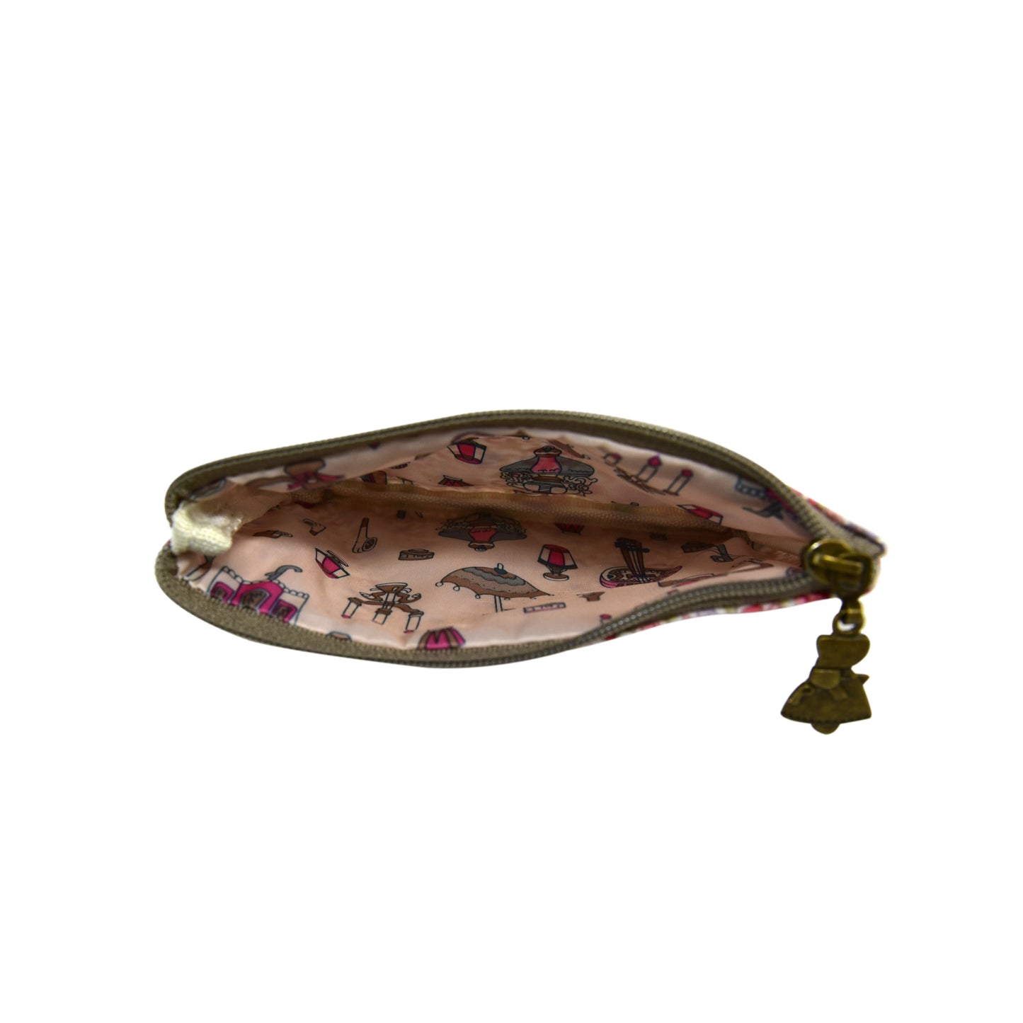 Monedero Impermeable con Flores