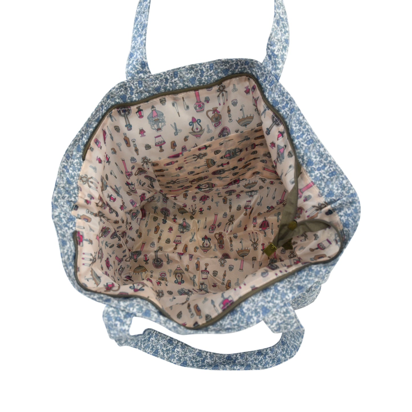 Bolso de Playa Impermeable Floral | Bolsa Ligera de Verano