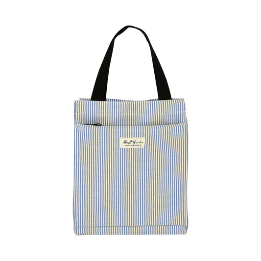 Bolso de Mano de Algodón a Rayas