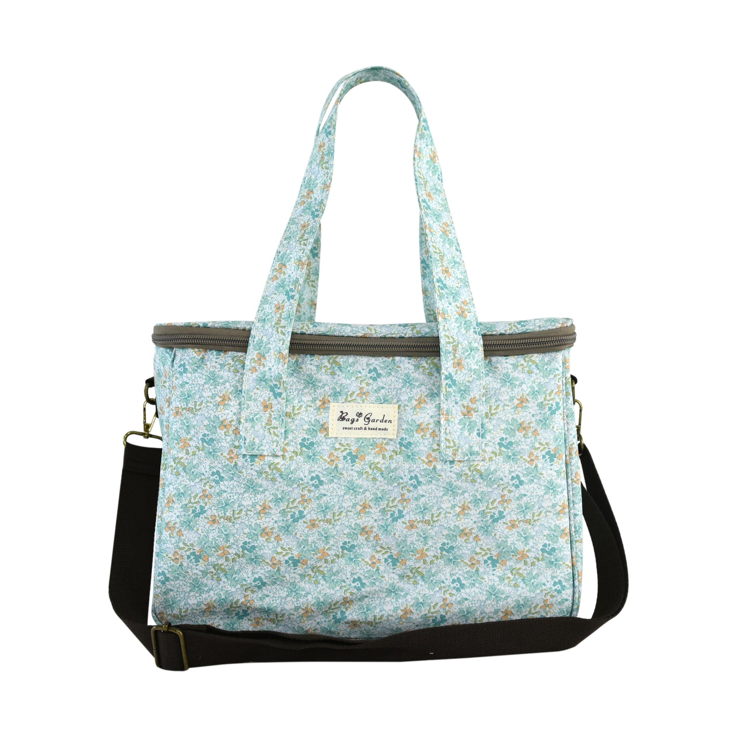 Bolsa Nevera Grande Impermeable Floral | Bolsa Térmica para Picnic y Viaje