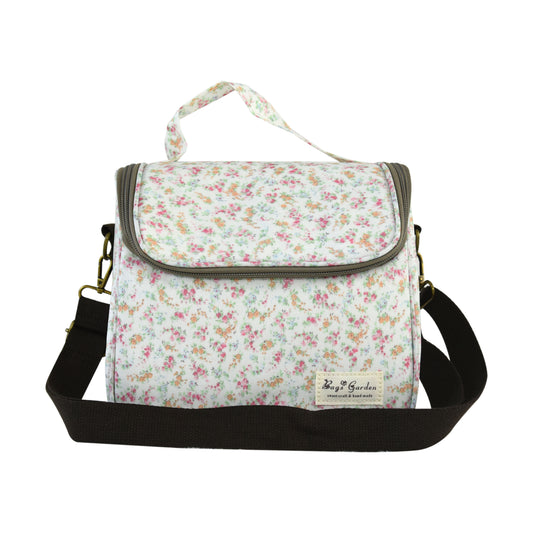 Bolsa Nevera Impermeable Floral con Tapa | Bolsa Térmica para Almuerzo