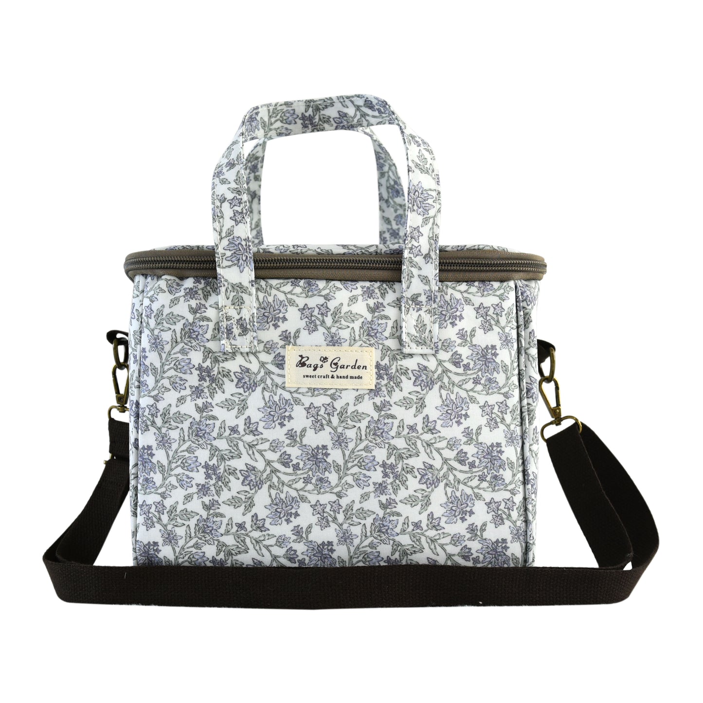 Bolsa Nevera Impermeable Floral | Bolsa Térmica para Almuerzo y Picnic