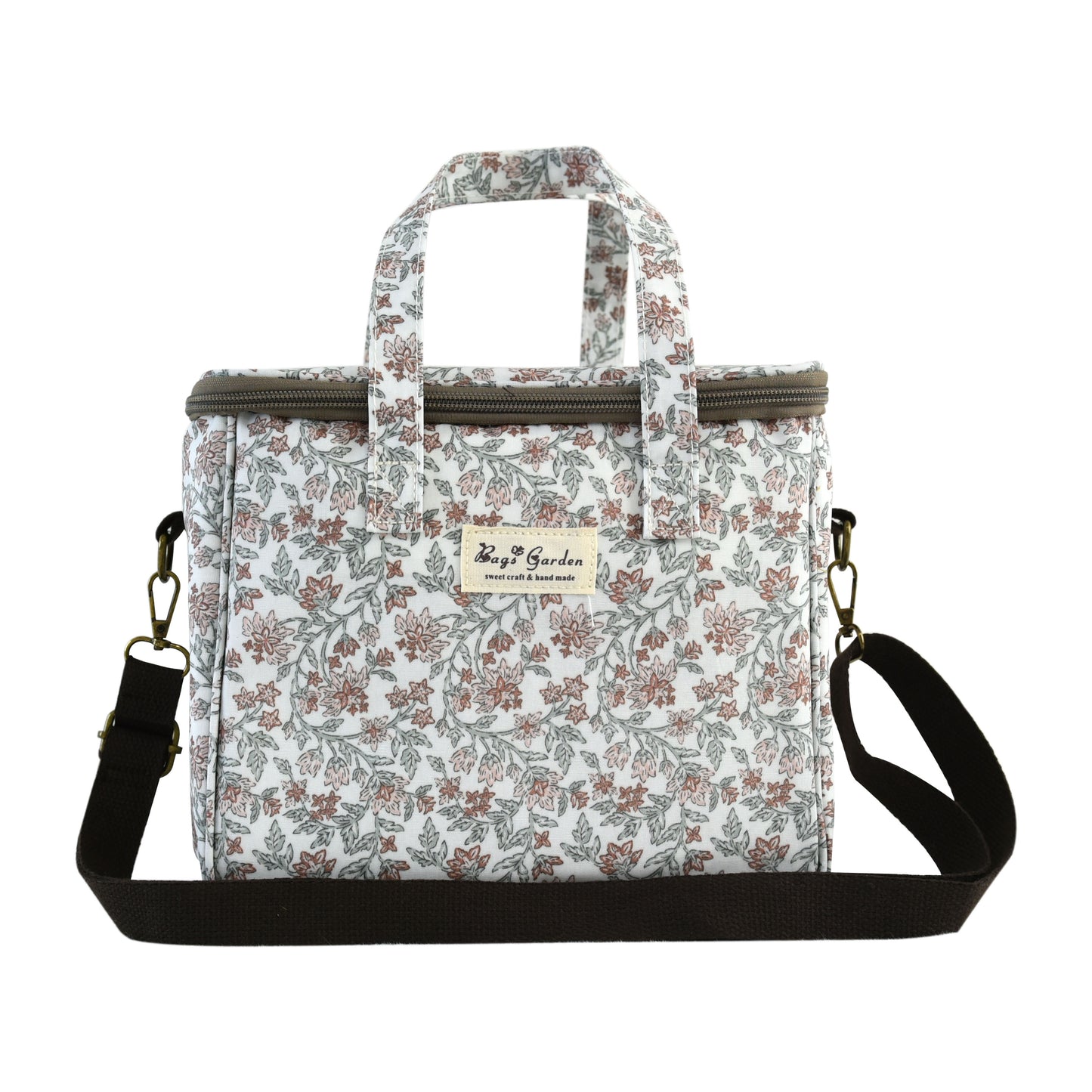 Bolsa Nevera Impermeable Floral | Bolsa Térmica para Almuerzo y Picnic