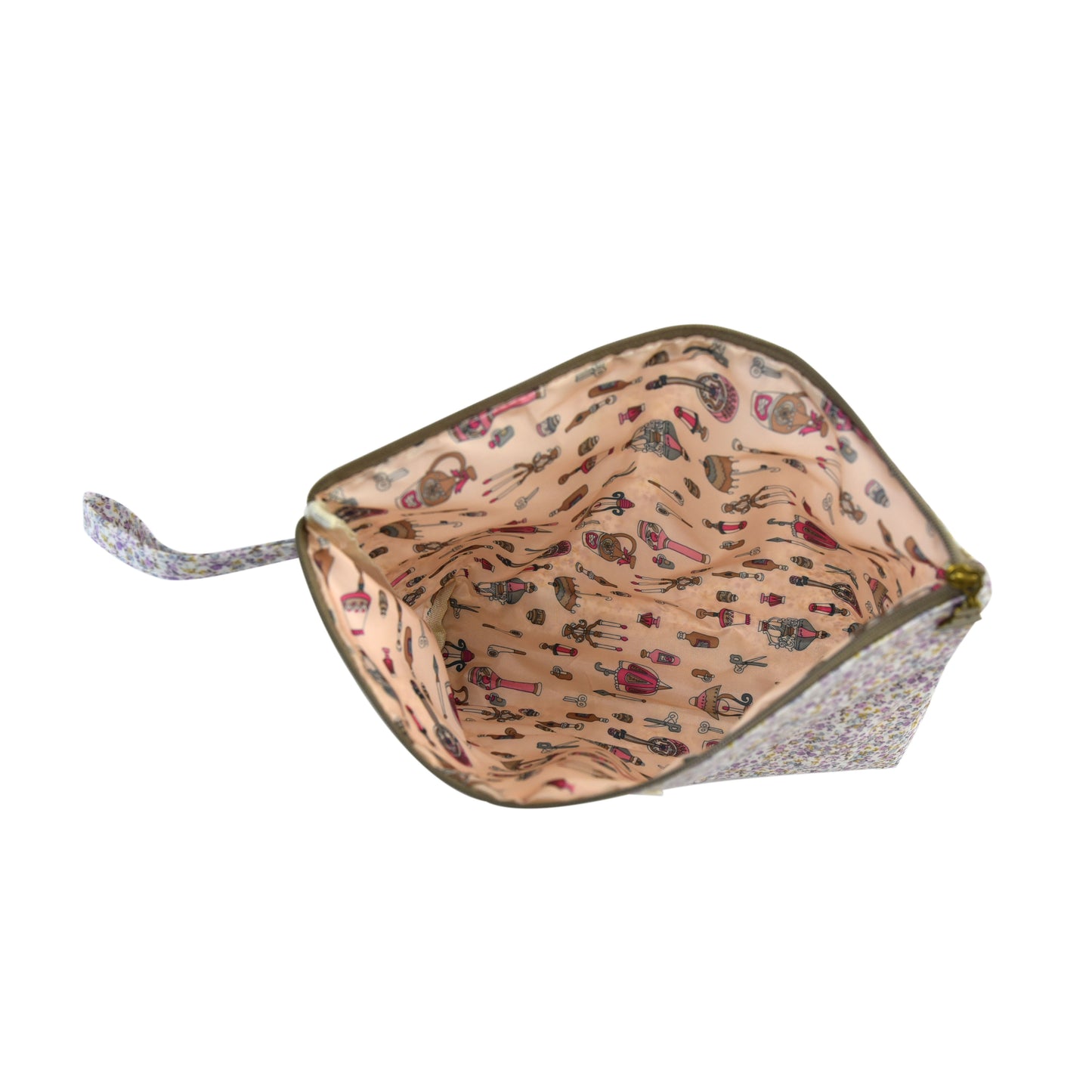 Neceser Grande Impermeable con Flores