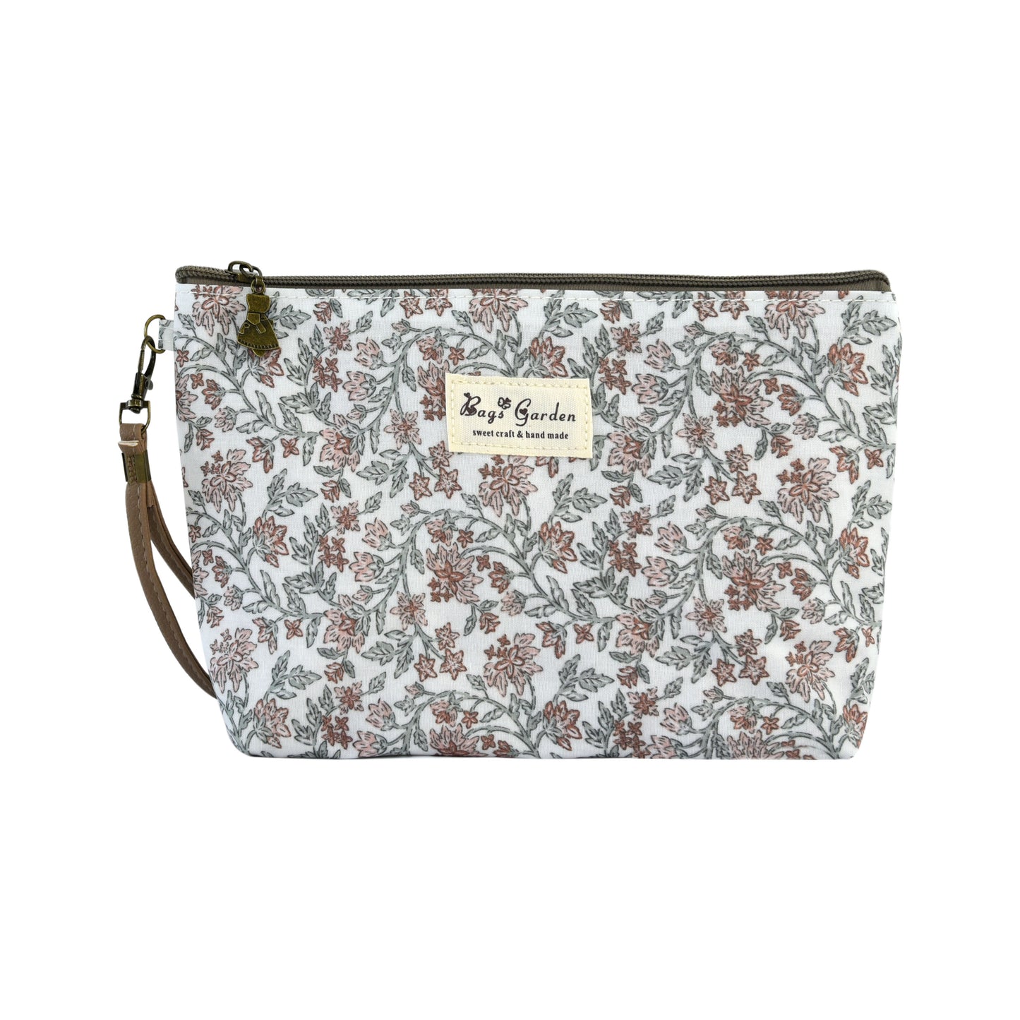 Neceser Mediano Impermeable con Flores