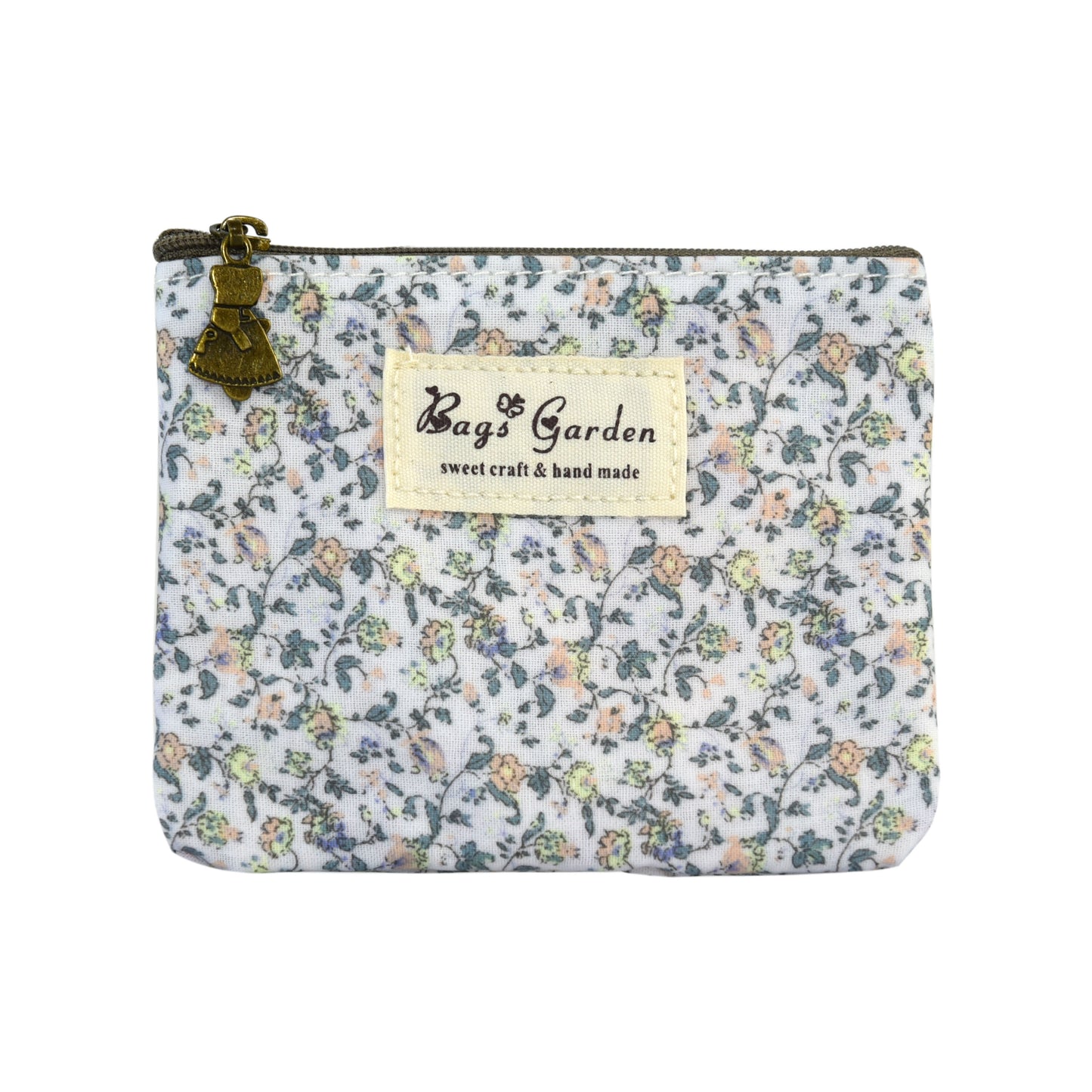 Monedero Impermeable con Flores