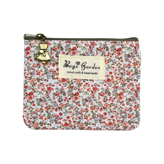 Monedero Impermeable con Flores