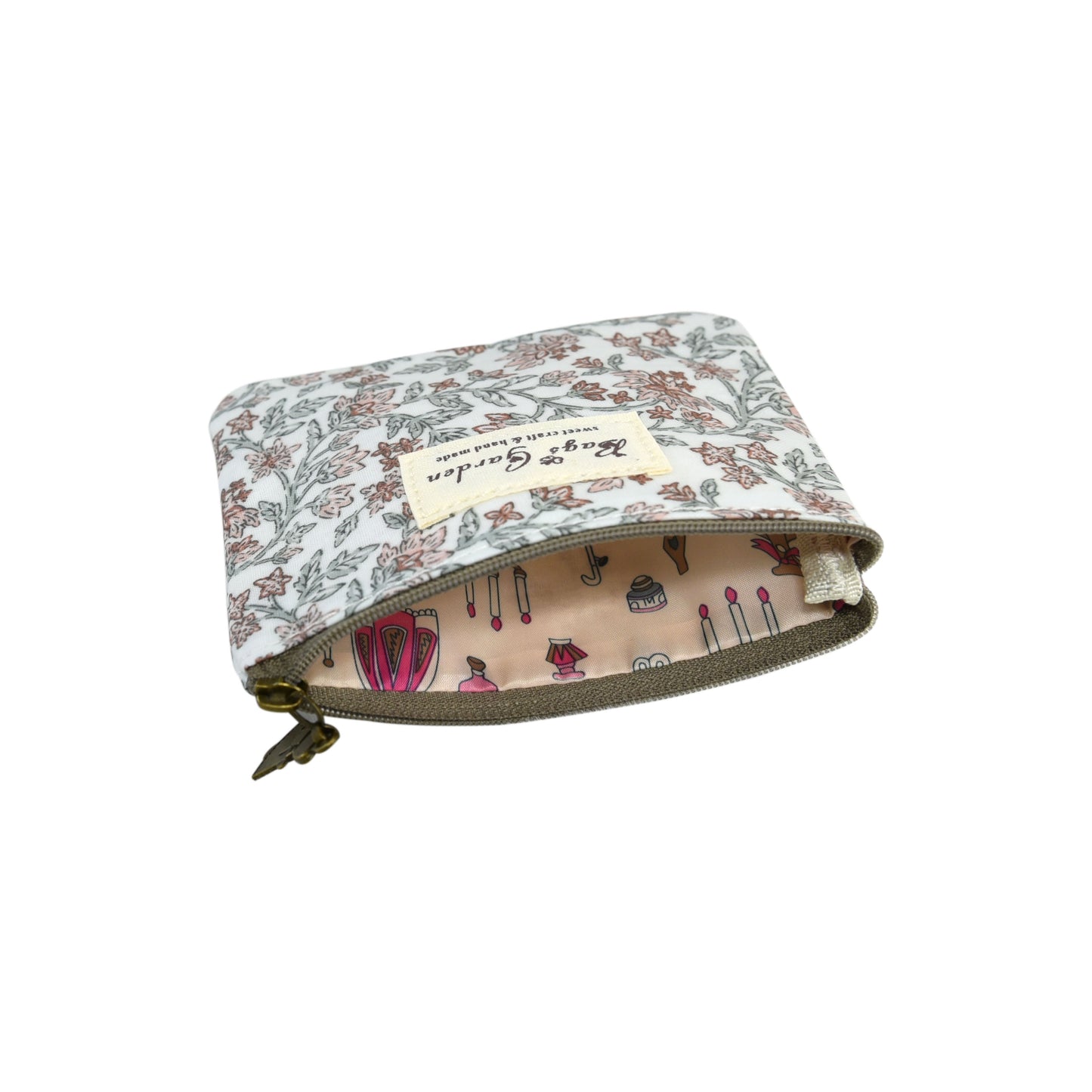 Monedero Impermeable con Flores