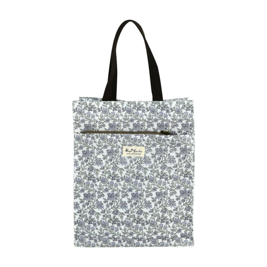 Bolso de Mano Mediano Impermeable Floral | Bolsa de Almuerzo Multifuncional con Bolsillo