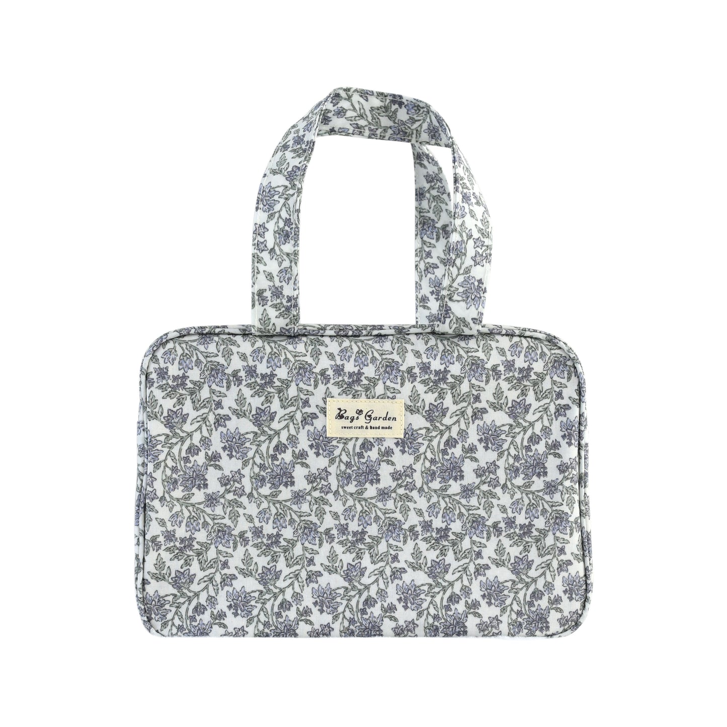 Bolso de Mano rectangular Impermeable Floral | Bolso Tote Compacto para Uso Diario