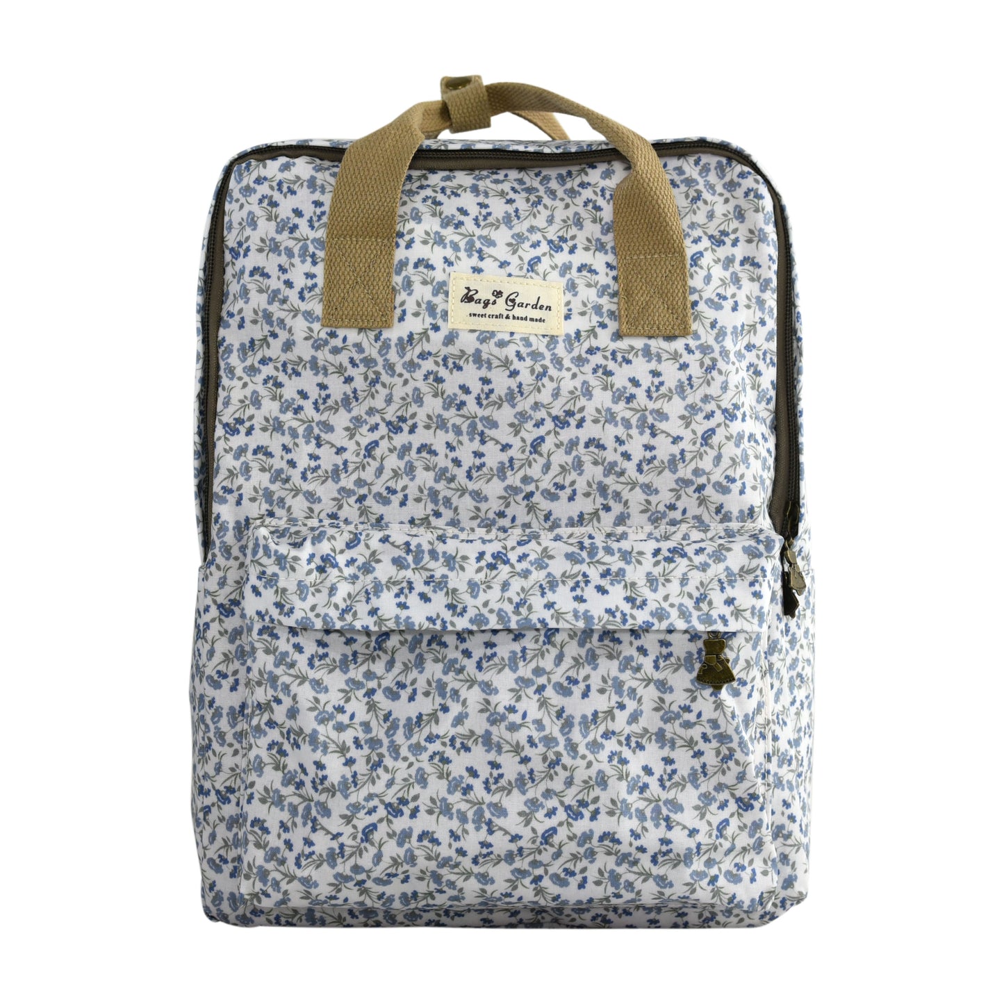 Mochila Impermeable con Flores | Gran Capacidad para Uso Diario
