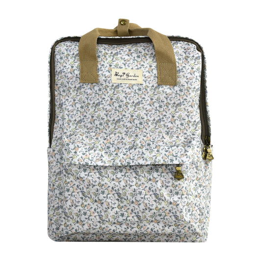 Mochila Impermeable con Flores | Gran Capacidad para Uso Diario
