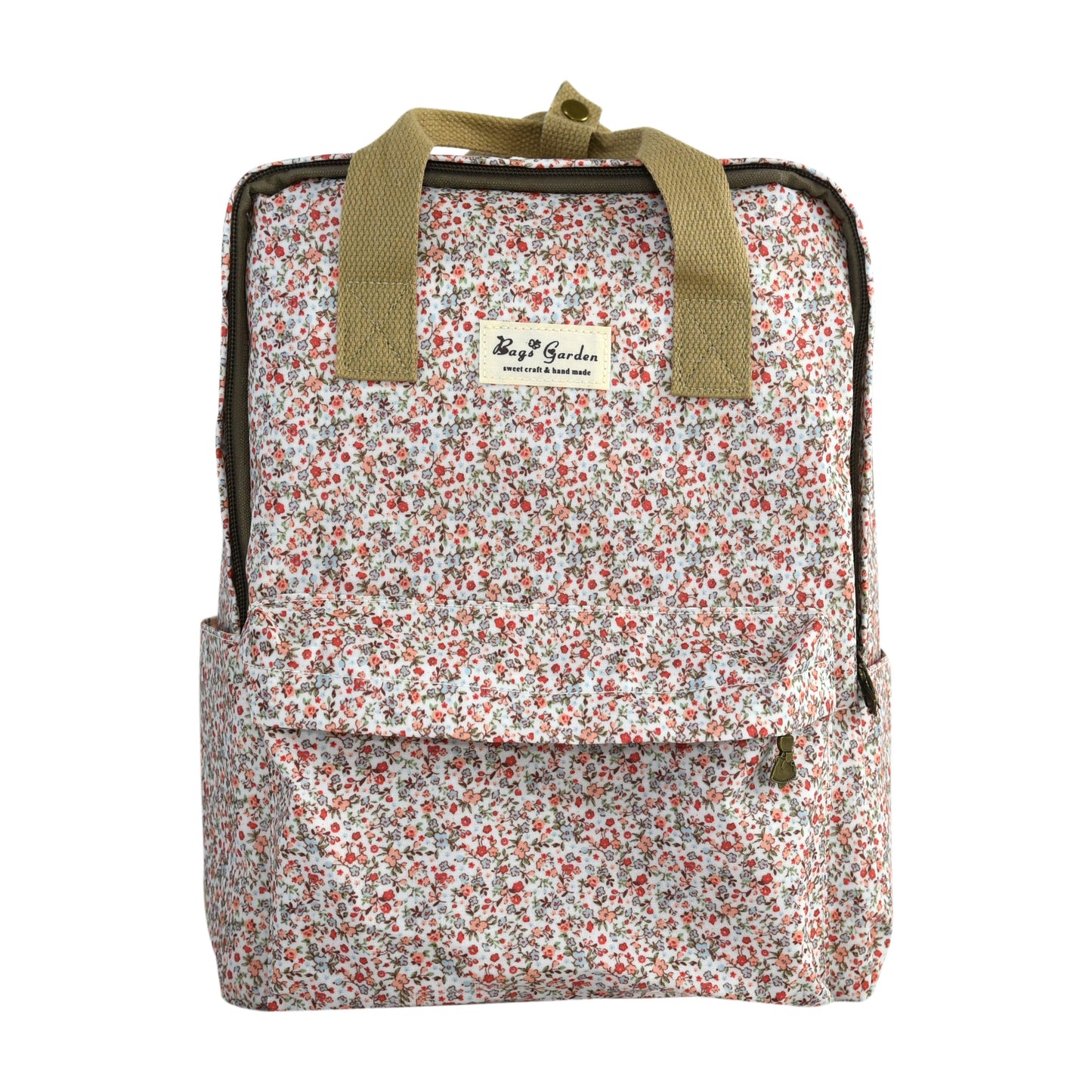 Mochila Impermeable con Flores | Gran Capacidad para Uso Diario