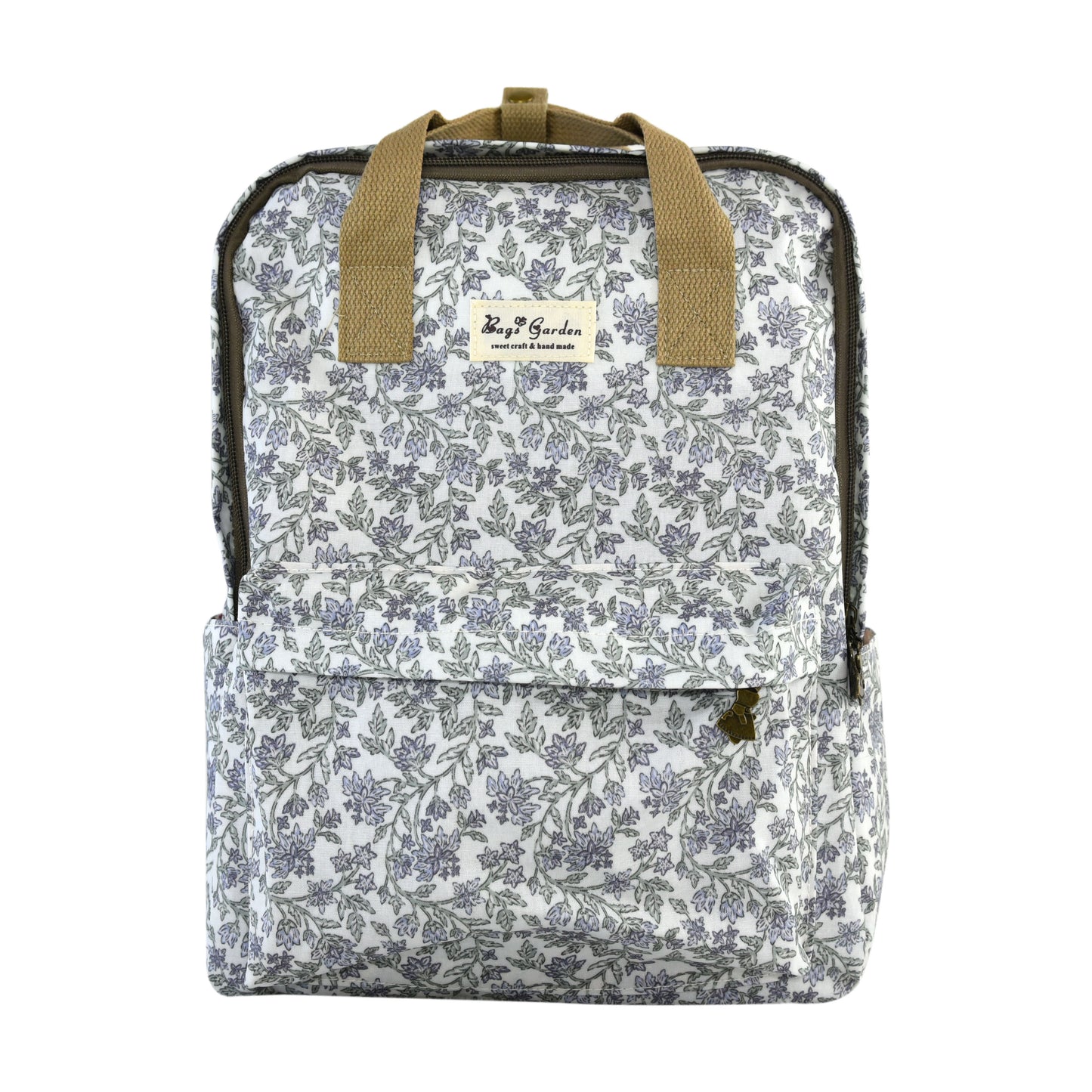 Mochila Impermeable con Flores | Gran Capacidad para Uso Diario