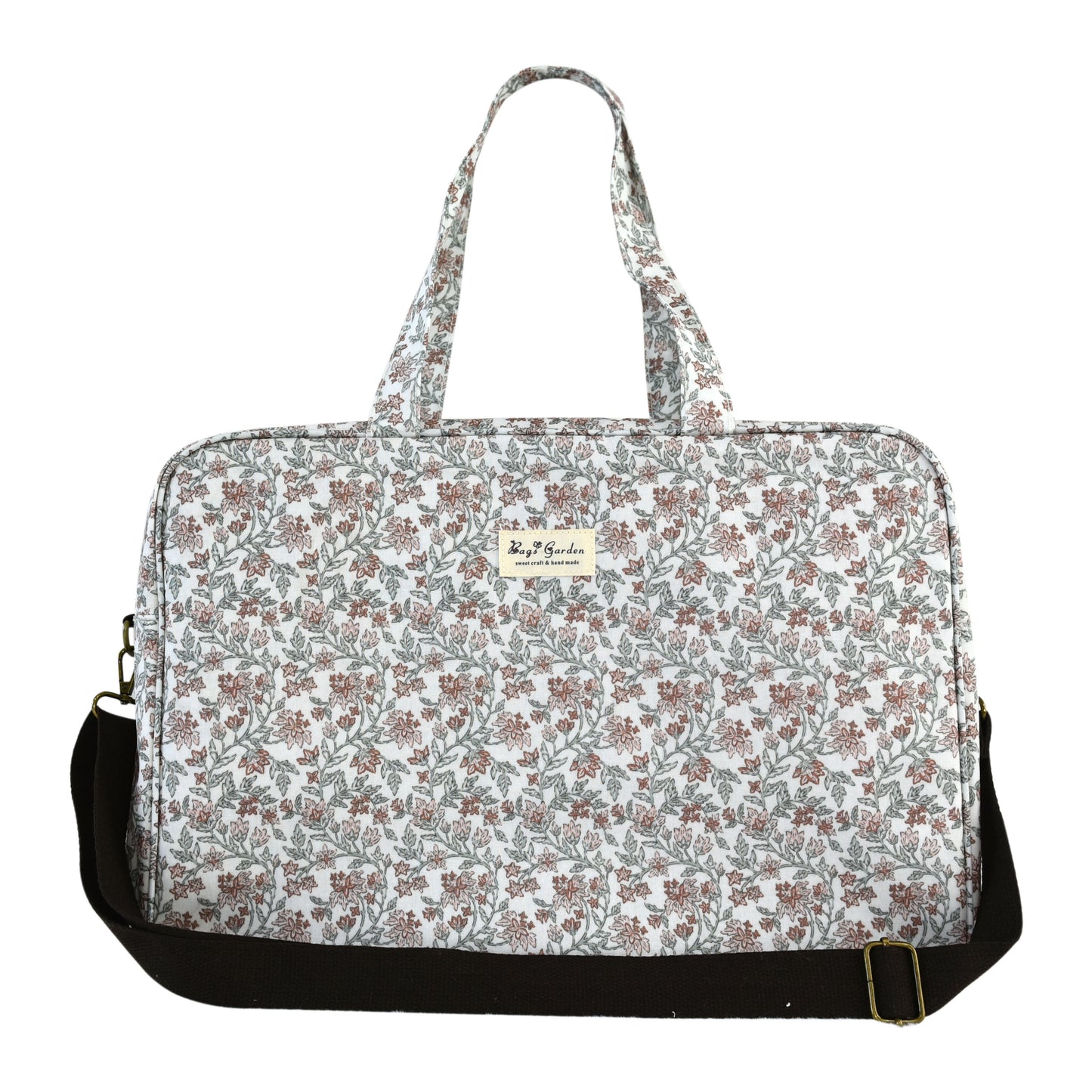 Maletita Impermeable Floral | Bolsa de Viaje y Maternidad