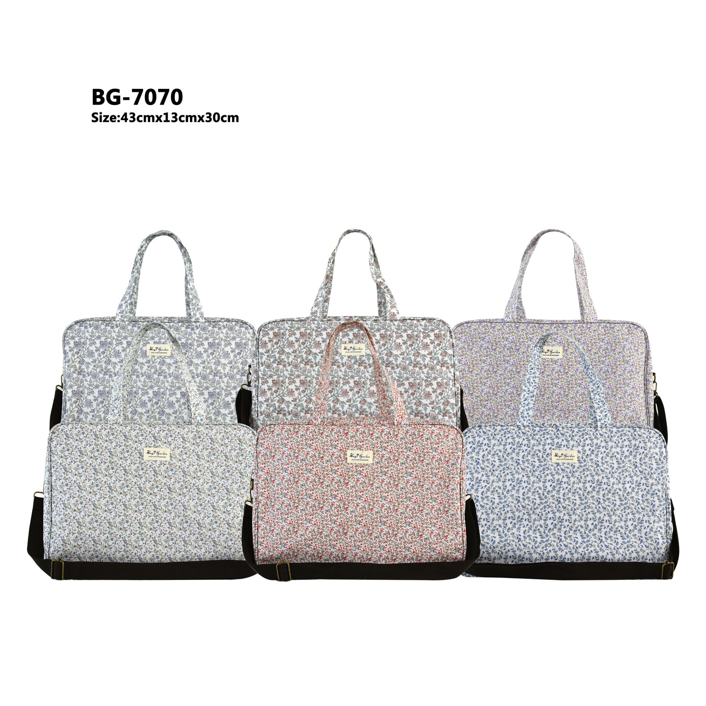 Maletita Impermeable Floral | Bolsa de Viaje y Maternidad