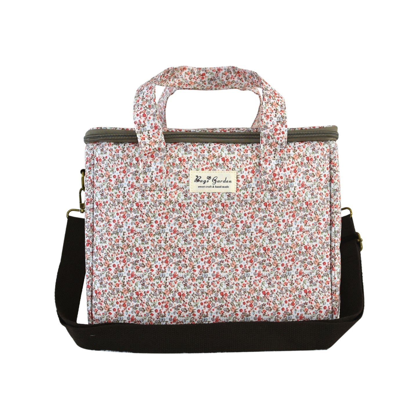 Bolsa Nevera grande Impermeable Floral | Bolsa Térmica para Almuerzo y Picnic