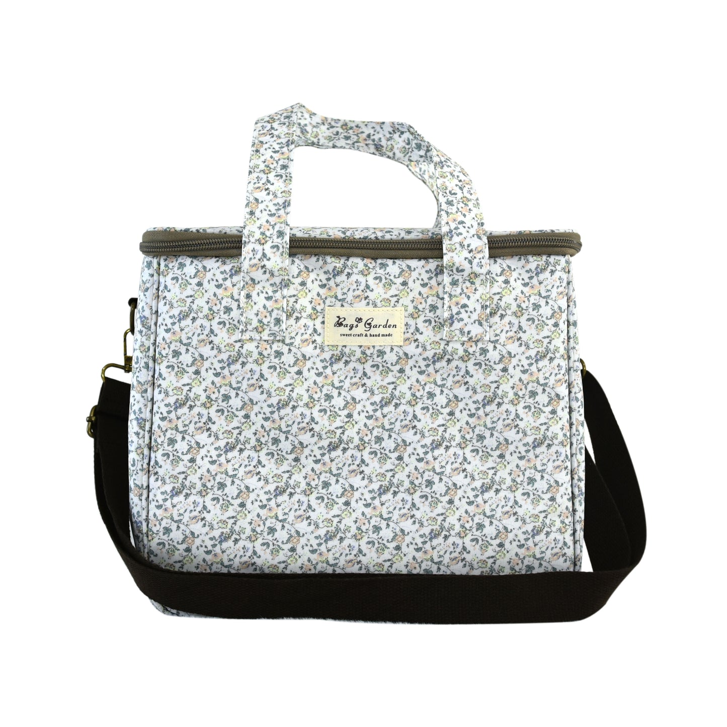 Bolsa Nevera grande Impermeable Floral | Bolsa Térmica para Almuerzo y Picnic