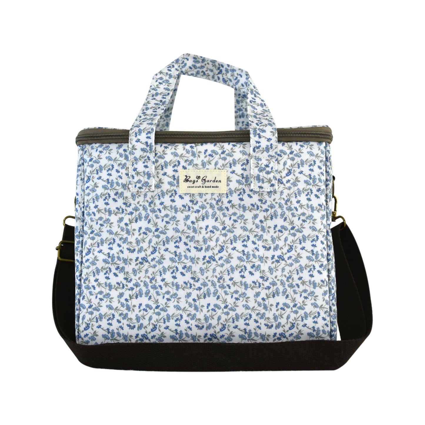 Bolsa Nevera grande Impermeable Floral | Bolsa Térmica para Almuerzo y Picnic