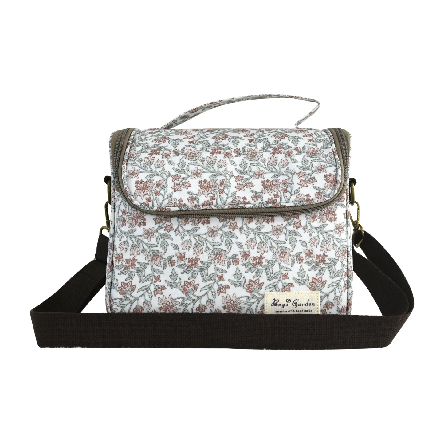 Bolsa Nevera Impermeable Floral | Bolsa Térmica para Almuerzo y Picnic