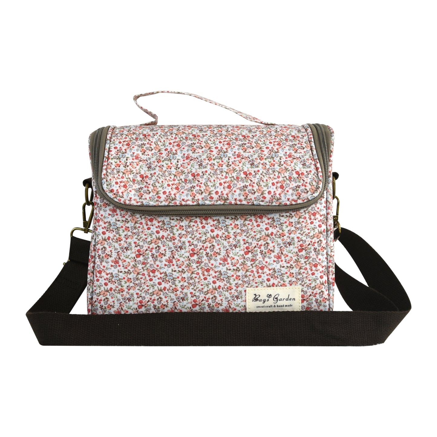Bolsa Nevera Impermeable Floral | Bolsa Térmica para Almuerzo y Picnic