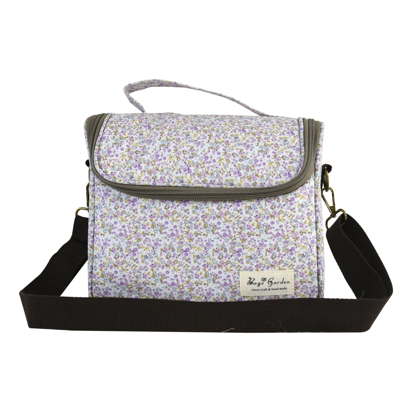 Bolsa Nevera Impermeable Floral | Bolsa Térmica para Almuerzo y Picnic