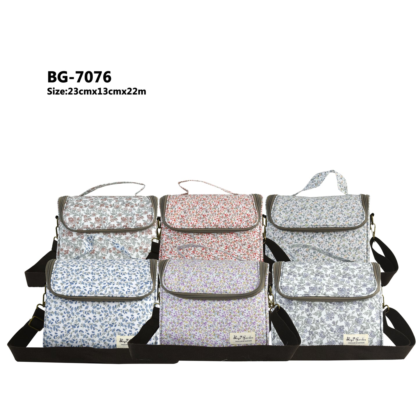 Bolsa Nevera Impermeable Floral | Bolsa Térmica para Almuerzo y Picnic