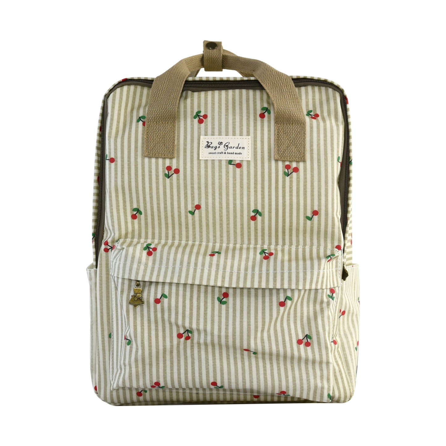Mochila Rayas con Cerezas