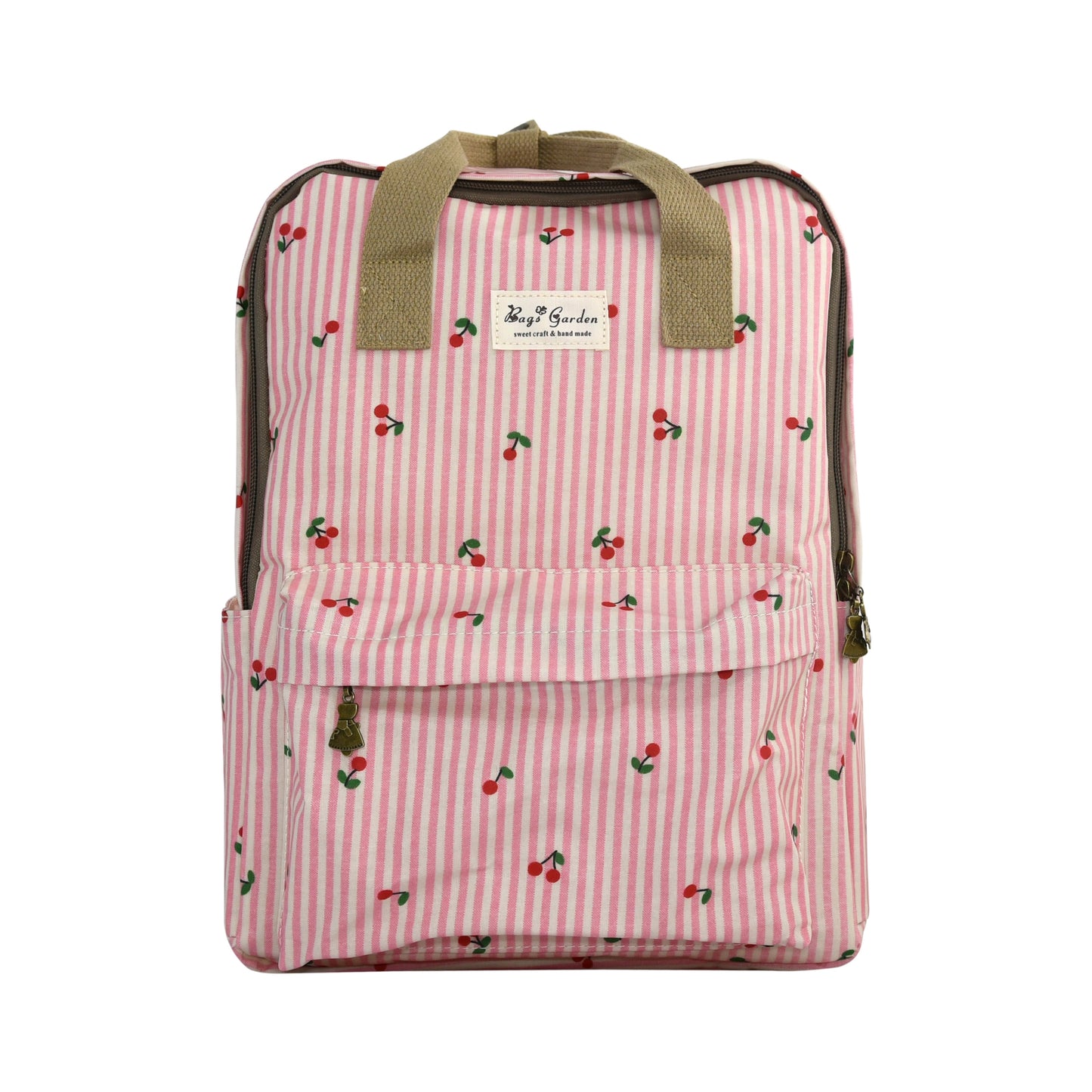 Mochila Rayas con Cerezas